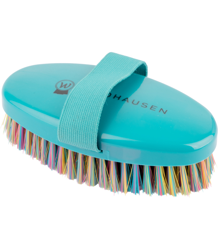 WALDHAUSEN Rainbow Grooming Brush – kolorowa szczotka do delikatnej pielęgnacji sierści konia